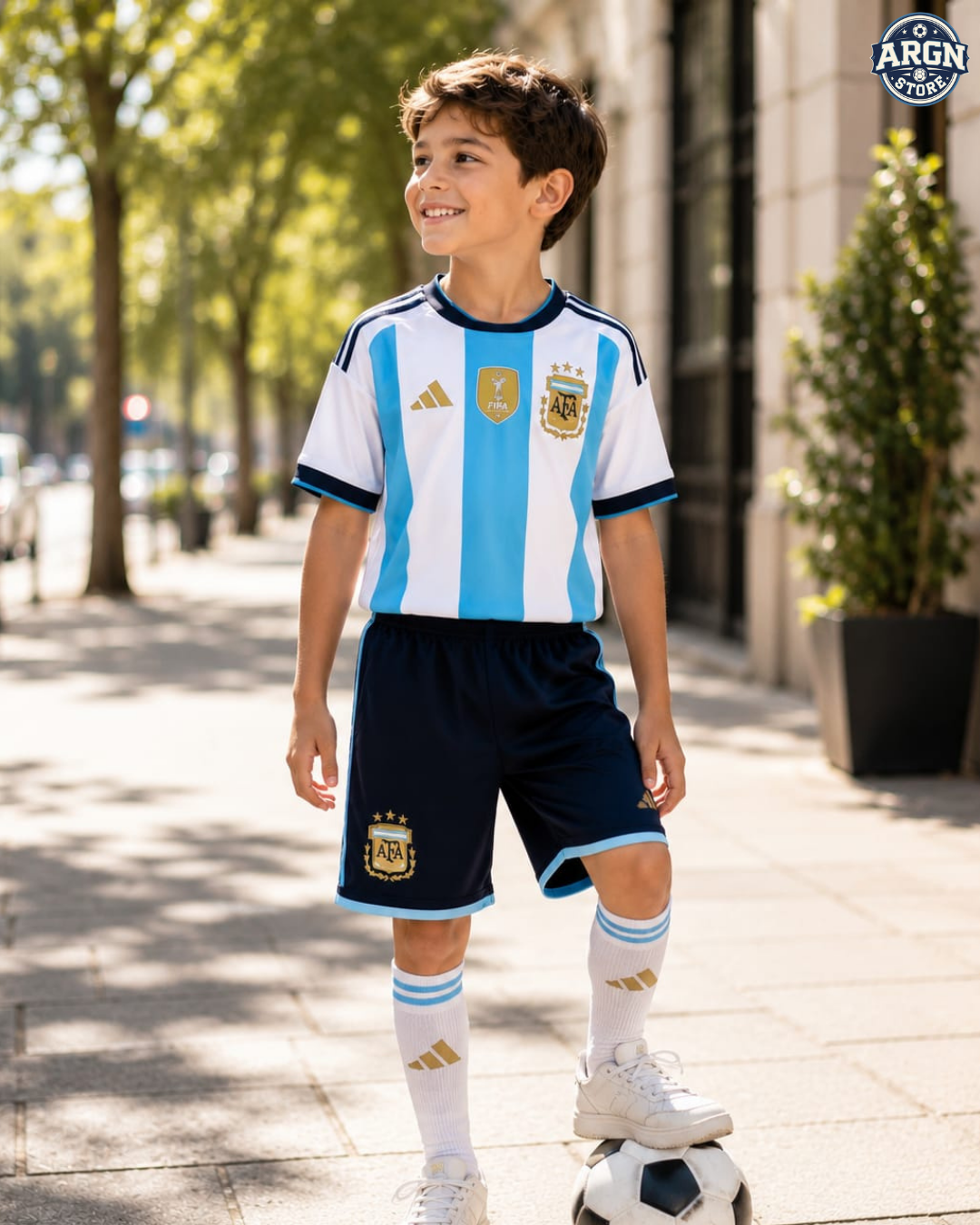 Equipación Infantil  Selección  Argentina