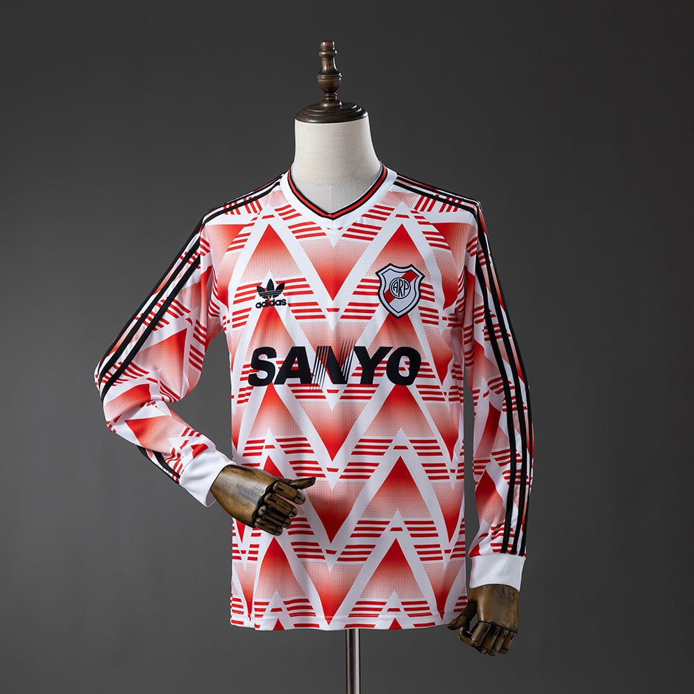 Camiseta River Plate 92-93 Visitante Manga Larga