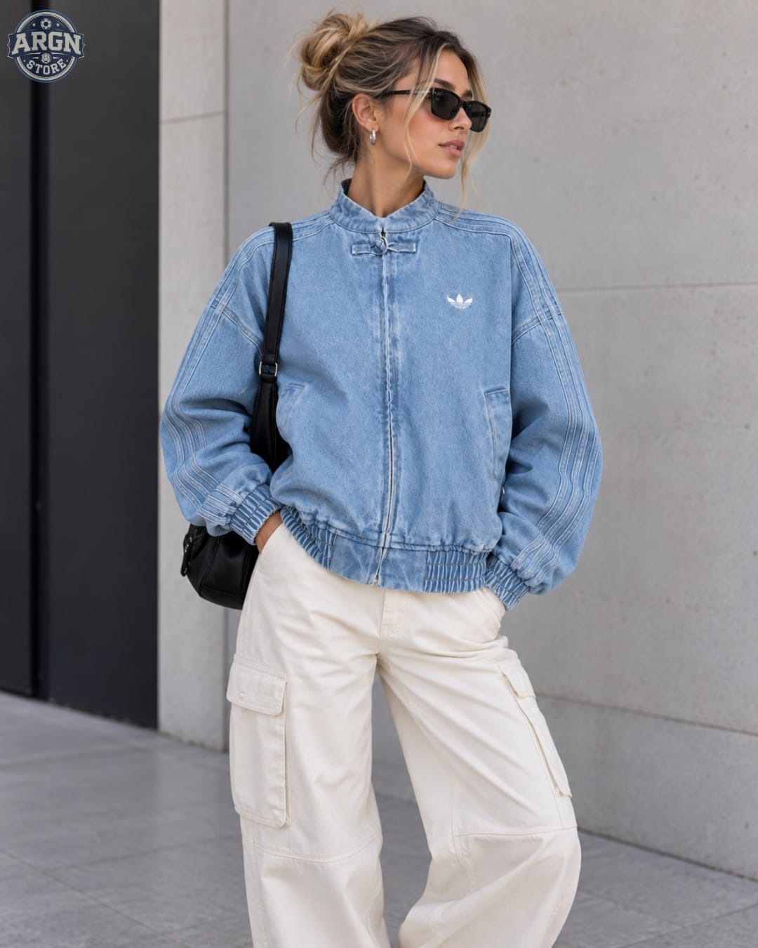CHAQUETA DENIM CHINESE