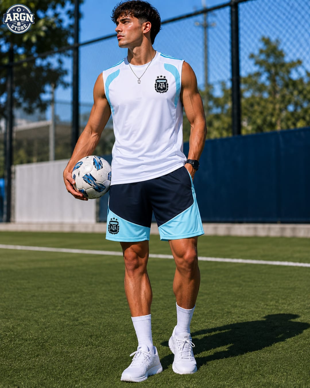 Equipacion Entrenamiento Argentina 26 Blanco