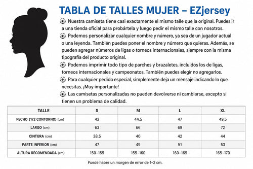 Camiseta  España mujer 2da Equipación