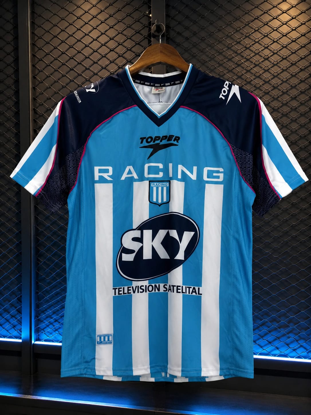 Camiseta Retro Racing Club de Avellaneda 2001-2002 Local
