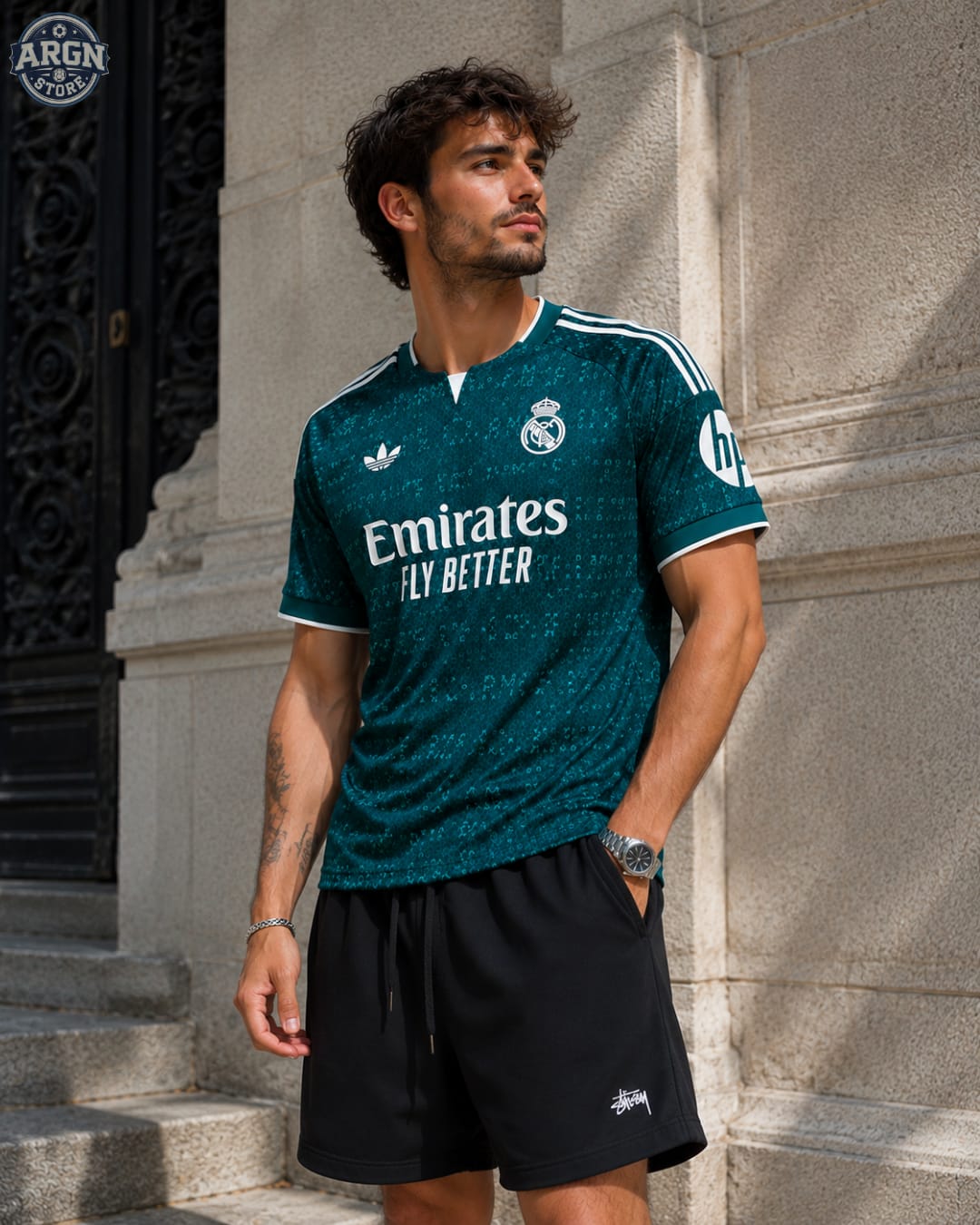 Camiseta segunda equipacion Real Madrid 2026-2027 verde versión Fan