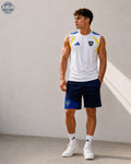 Equipacion Entrenamiento Tirantes Boca Juniors Blanco