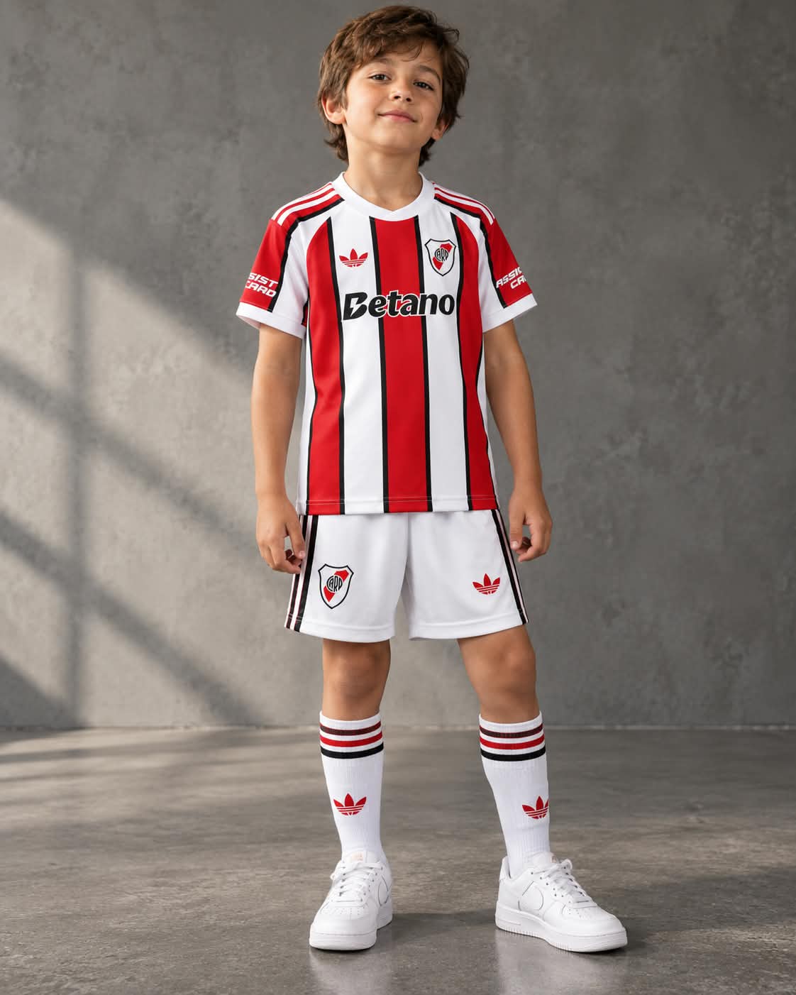 Conjunto Infantil River Plate 26/27 2da Equipación