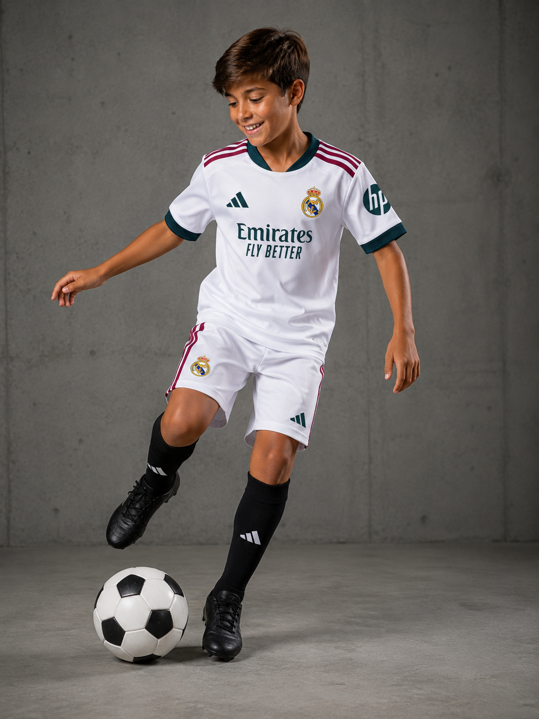 Conjunto Infantil Primera Equipación Blanca 26/27