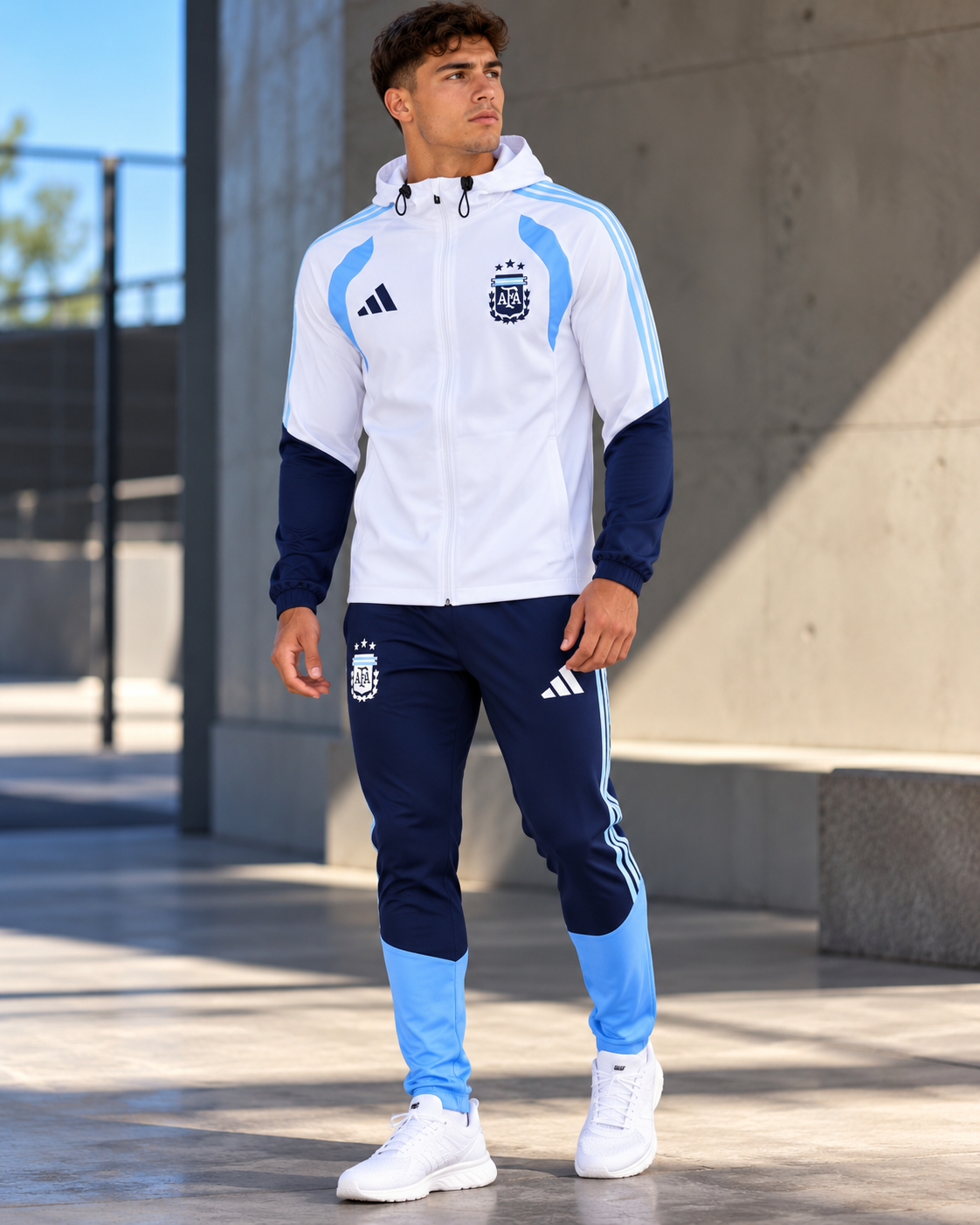 Chandal Argentina con chaqueta y pantalón