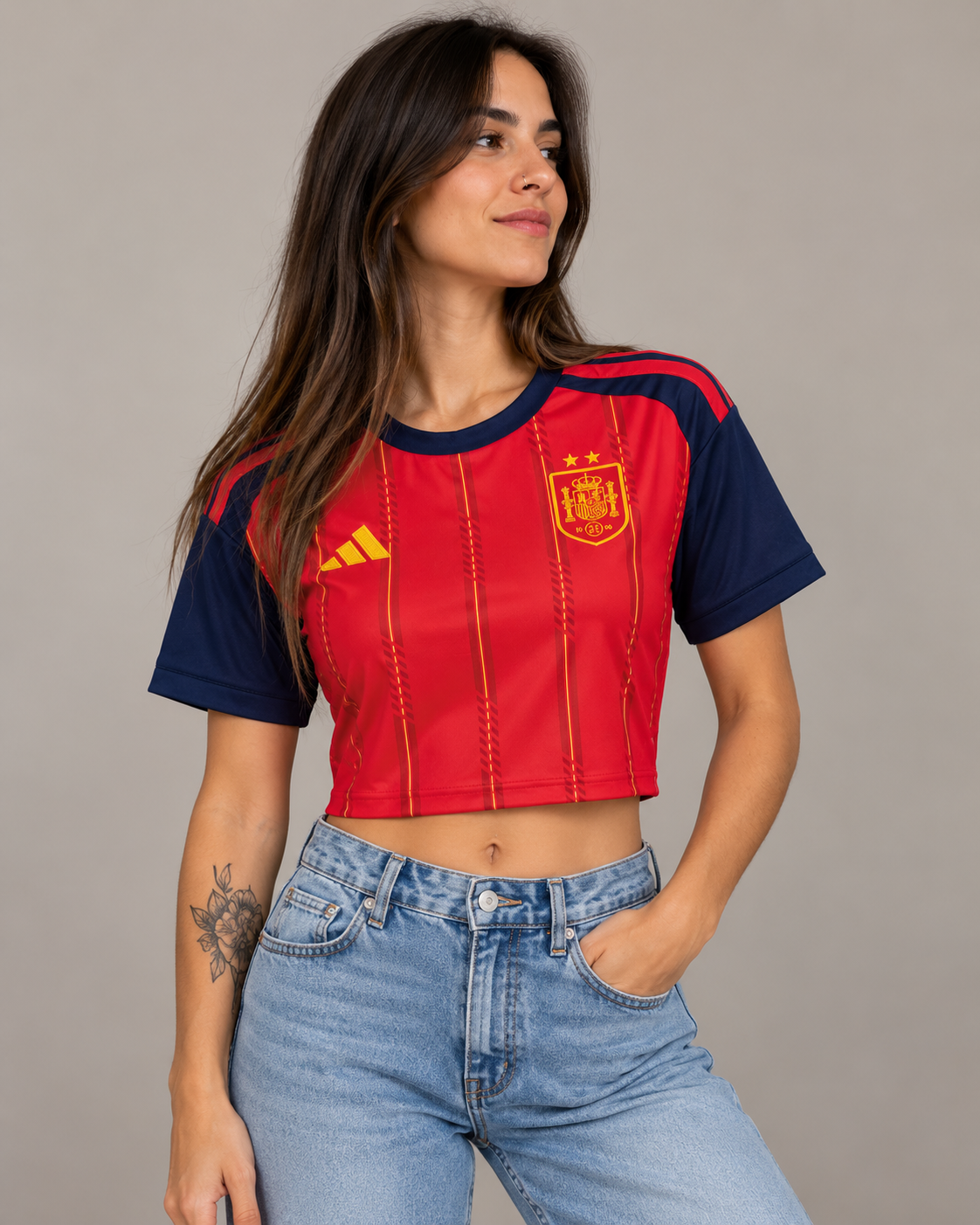 Crop Top España 1era Equipación