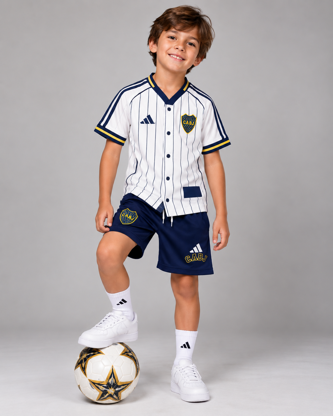 Conjunto infantil Boca Juniors 2025/26 – edición basketball