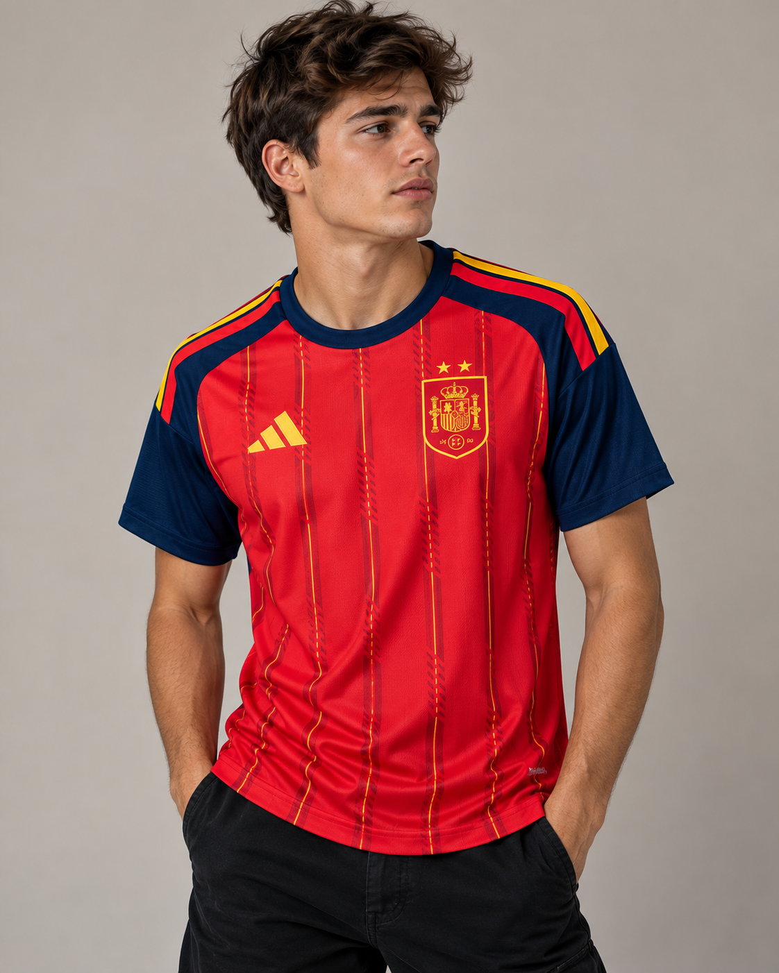 Camiseta España 1era Equipación versión Fan