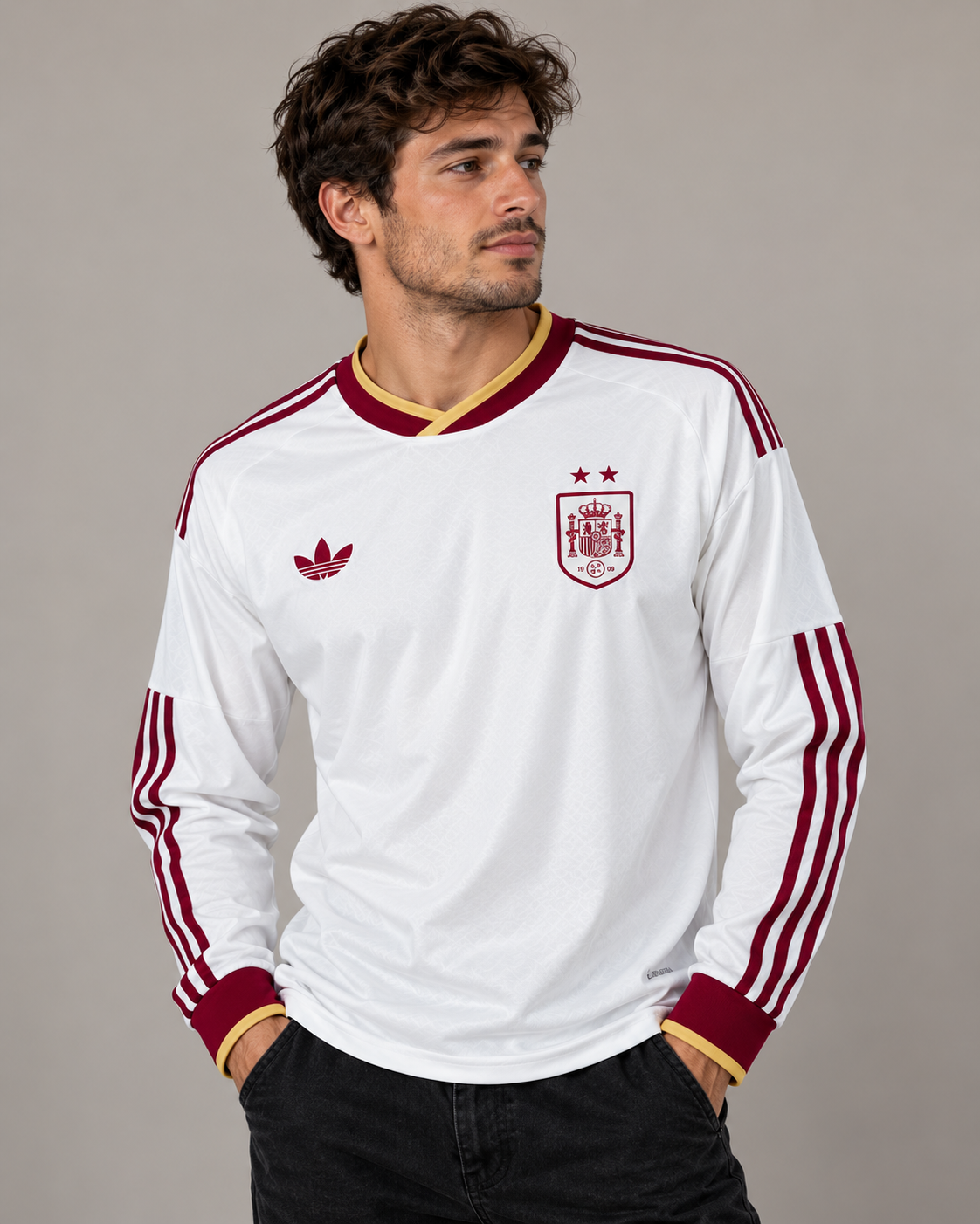 Camiseta manga larga España 2da Equipación versión Fan