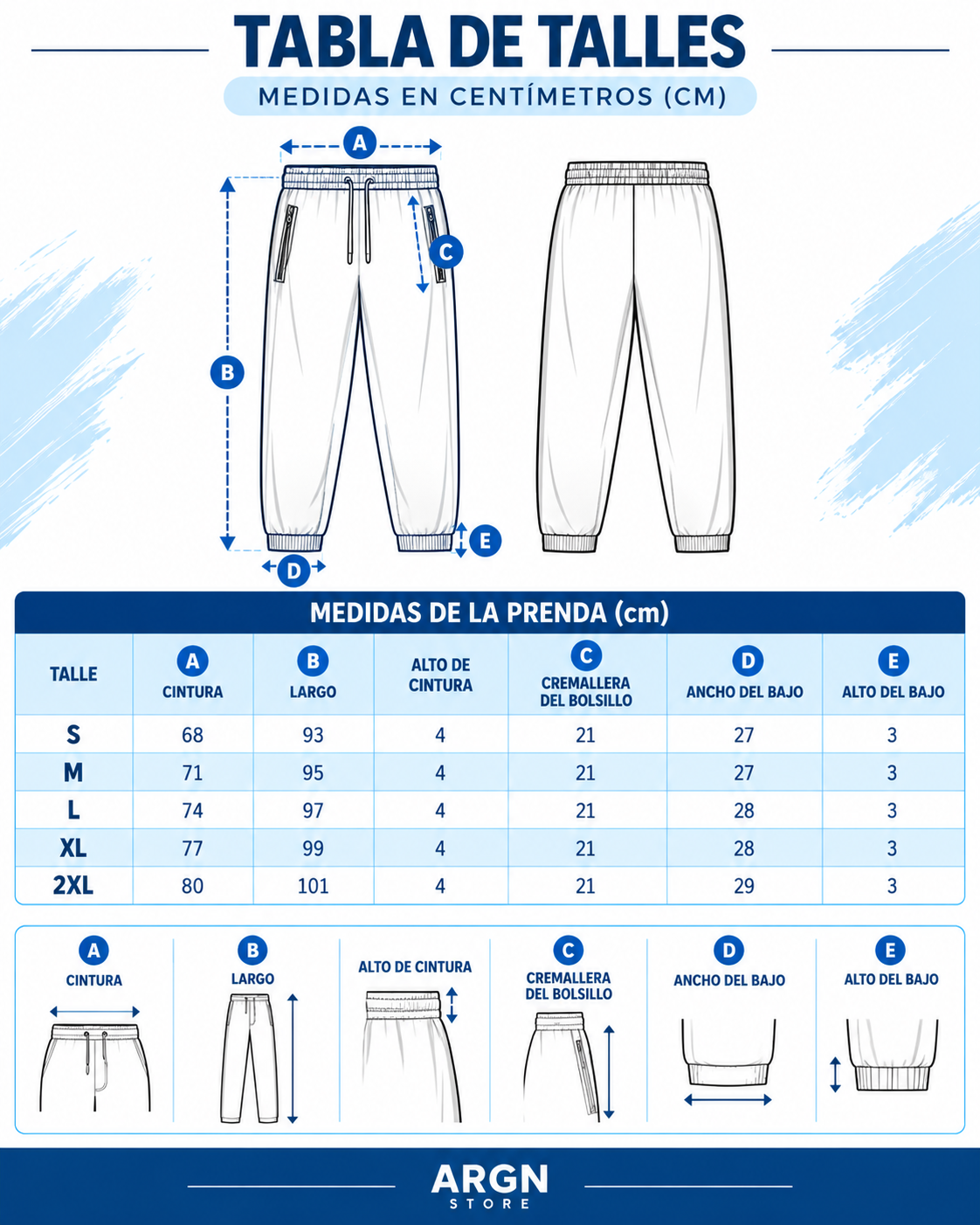 Pantalón Argentina EQT 2026