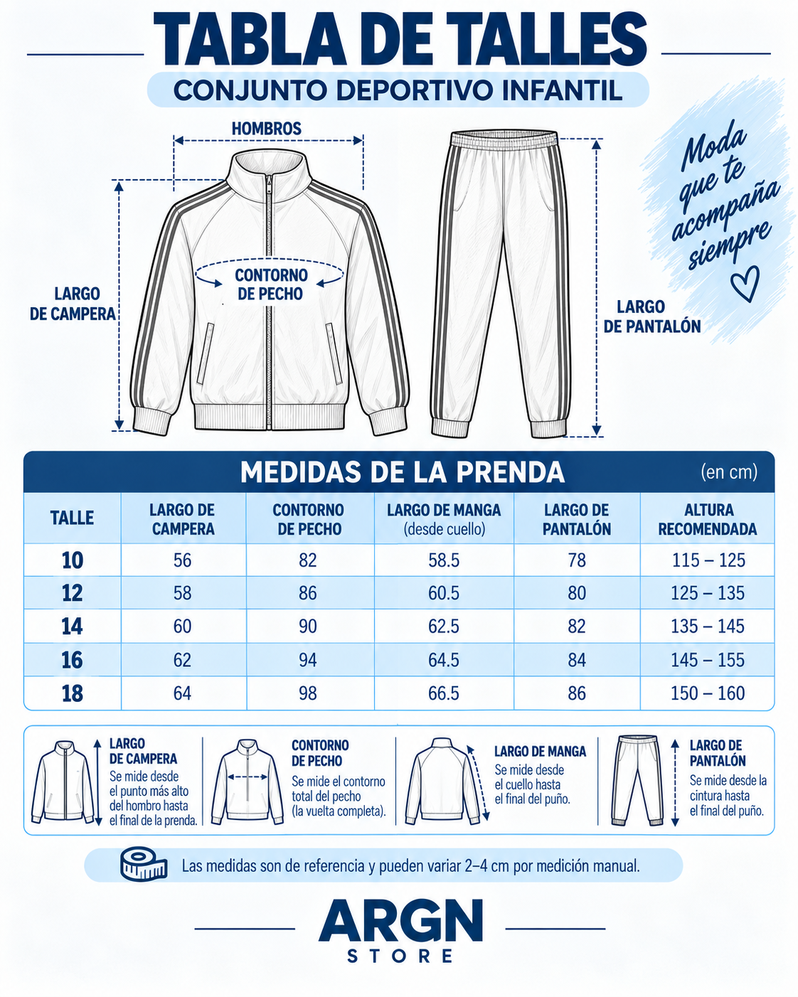 Chándal Argentina DNA Infantil
