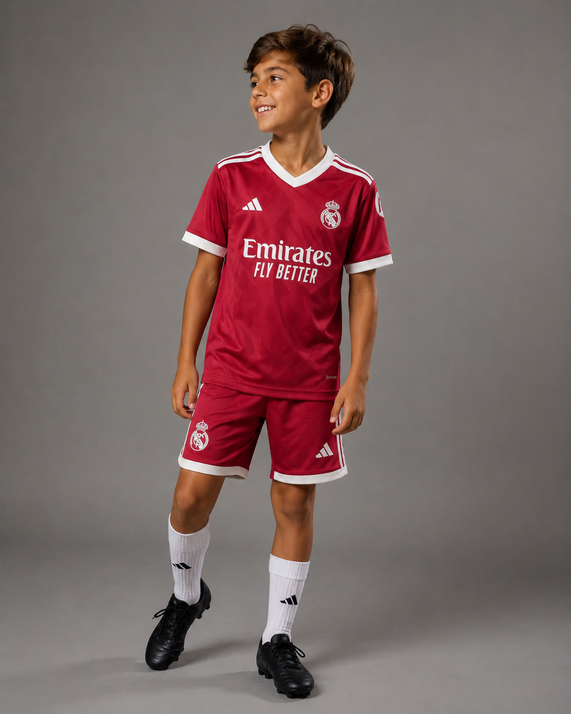 Conjunto Infantil Tercera Equipación Rosa 26/27